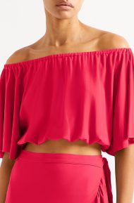 ERES Solal Cropped-Top Grenadine