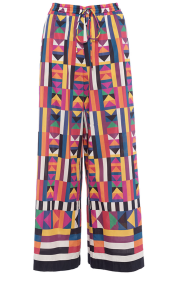 ERES Pluriel Trousers IMPRIME KALEIDO SOLEIL