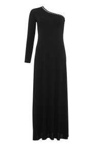 ERES Play One-shoulder long dress noir