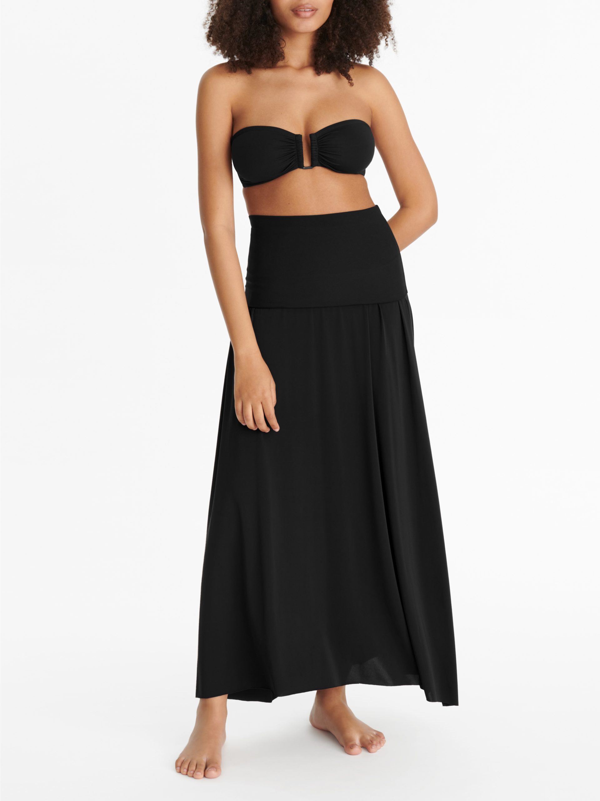 ERES Oda Long bustier dress Noir - Image 4