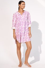 MARYAN MEHLHORN Shirt White/Violet