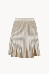 KUJTEN Kitty Silk Cashmere Skirt Camelo