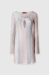 Missoni Mare Short Mesh Dress White