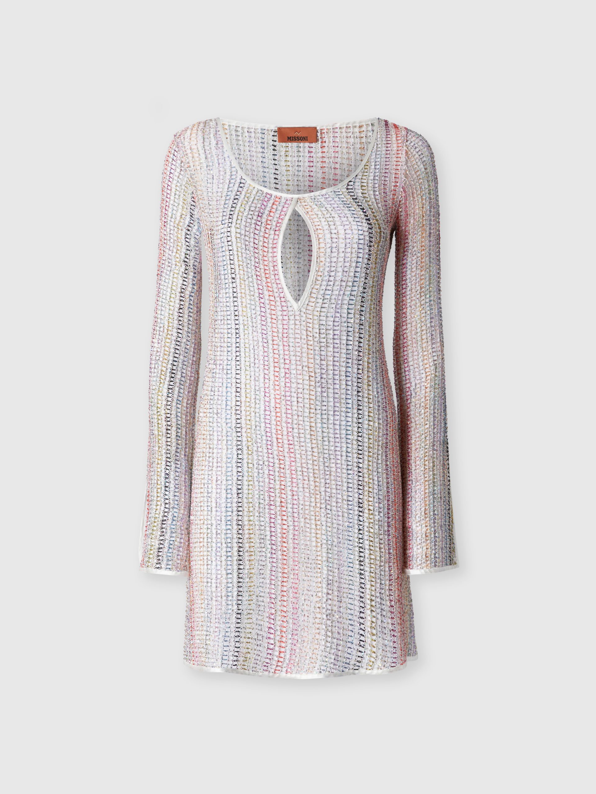 Missoni Mare Short Mesh Dress White