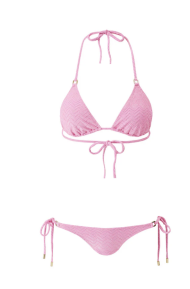 Melissa Odabash Maine Pink Zigzag Bikini