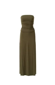 Melissa Odabash Rae Long Dress Olive