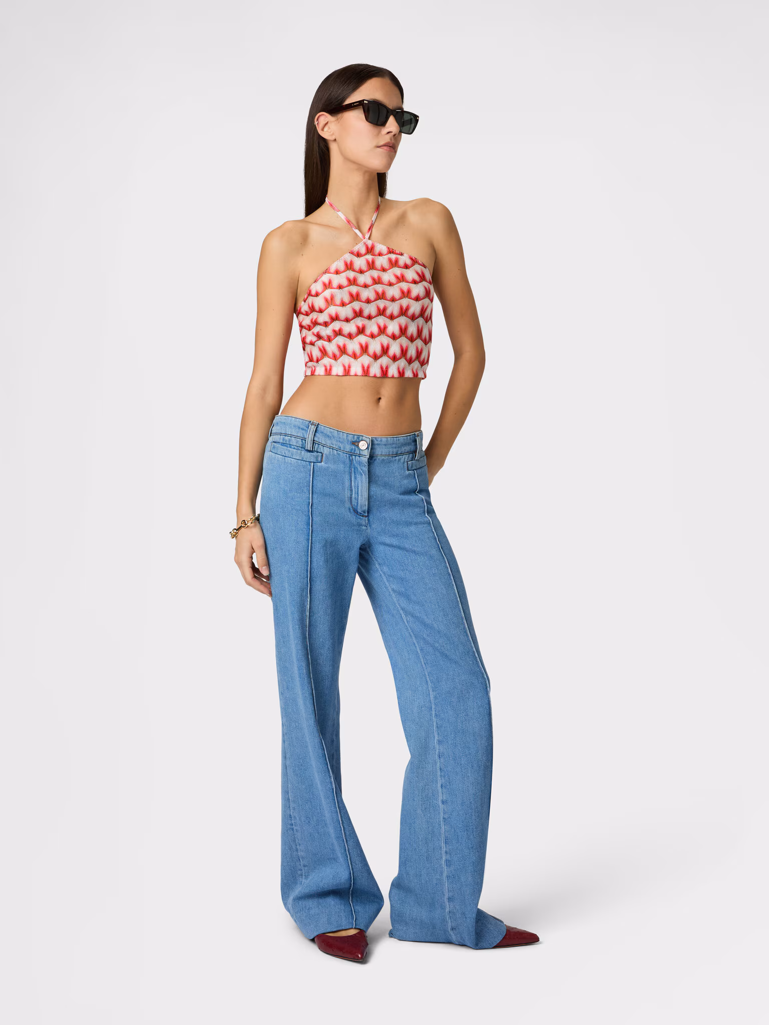 Missoni Mare Top viscose floral pattern halter neckline - Image 2