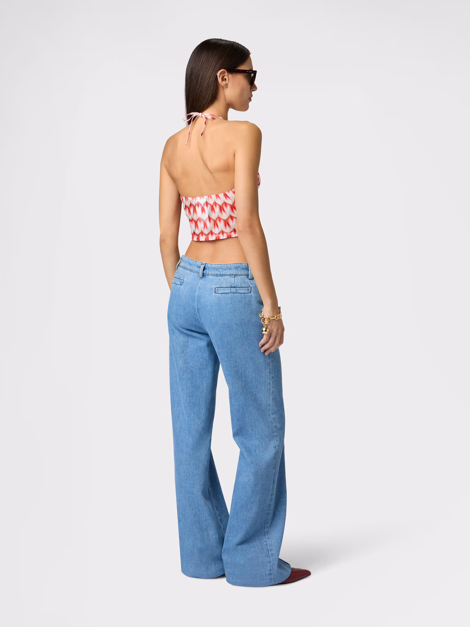 Missoni Mare Top viscose floral pattern halter neckline - Image 3