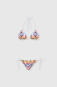 Missoni Mare Stretch Viscose Lace-Motif Bikini