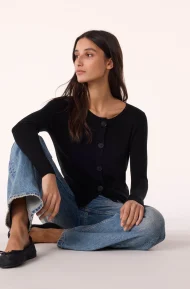 KUJTEN Cardigan Thiziri Black