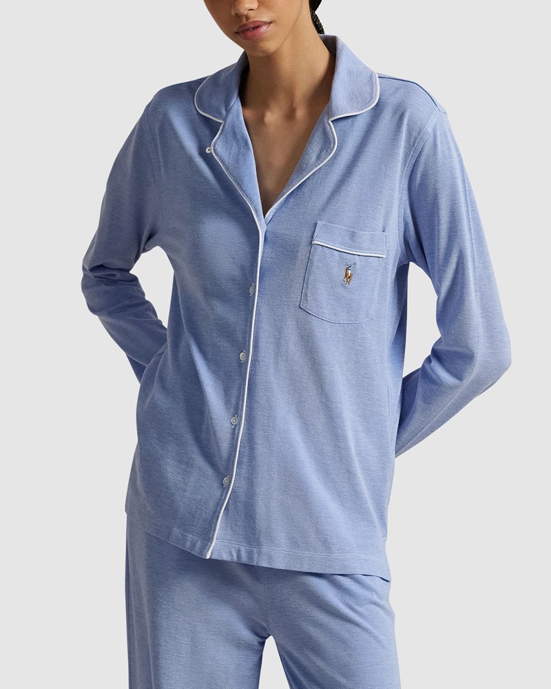 Polo Madison Knit Oxford Modal & Cotton Pyjama Set - Image 2