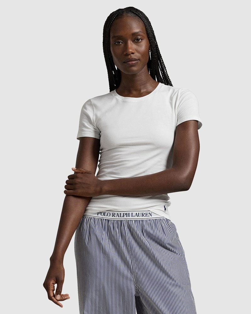 Polo Club Cotton Short Sleeve Crew Neck Sleep T-Shirt - Image 2
