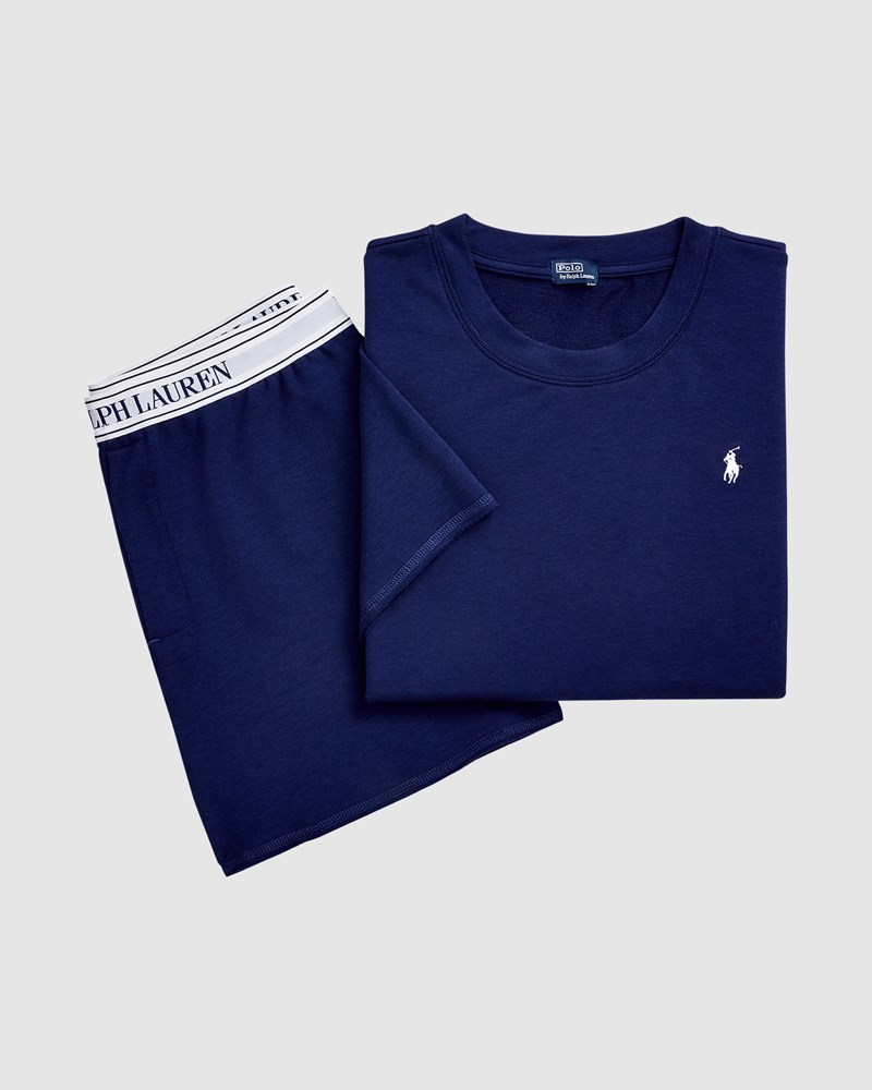 Polo Club Terry Cotton Tee & Boxer Short Pyjama Set