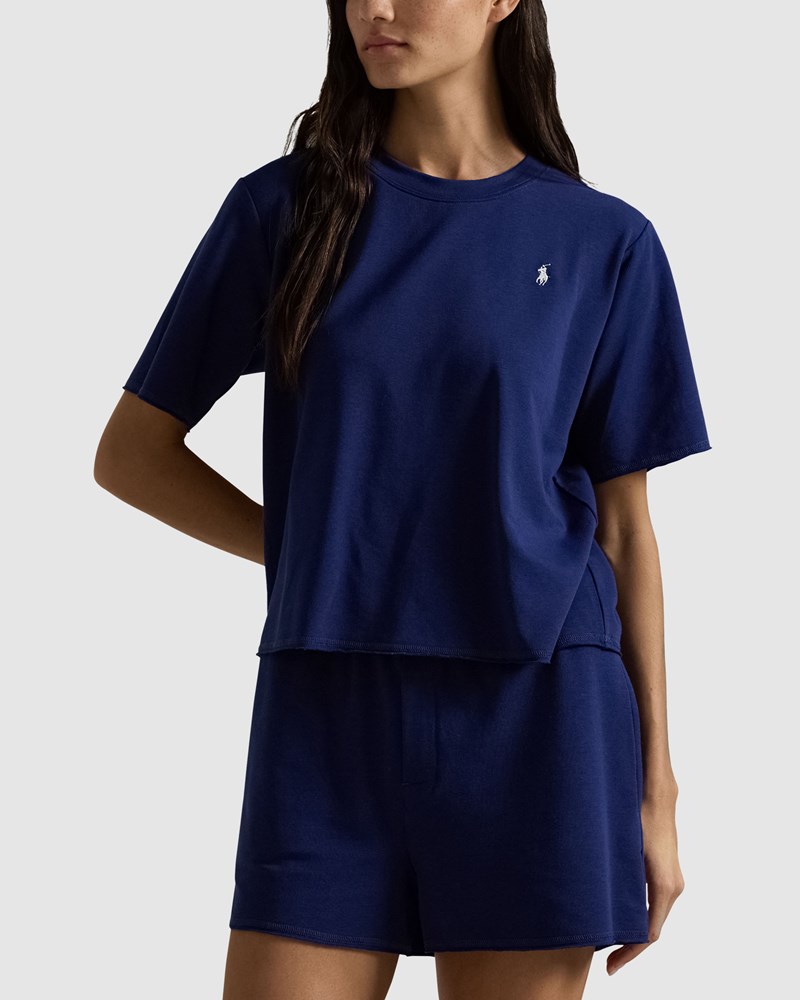 Polo Club Terry Cotton Tee & Boxer Short Pyjama Set - Image 2