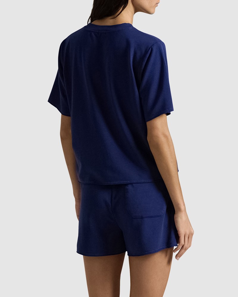 Polo Club Terry Cotton Tee & Boxer Short Pyjama Set - Image 3
