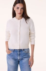KUJTEN CARDIGAN CAROLINE Blanc